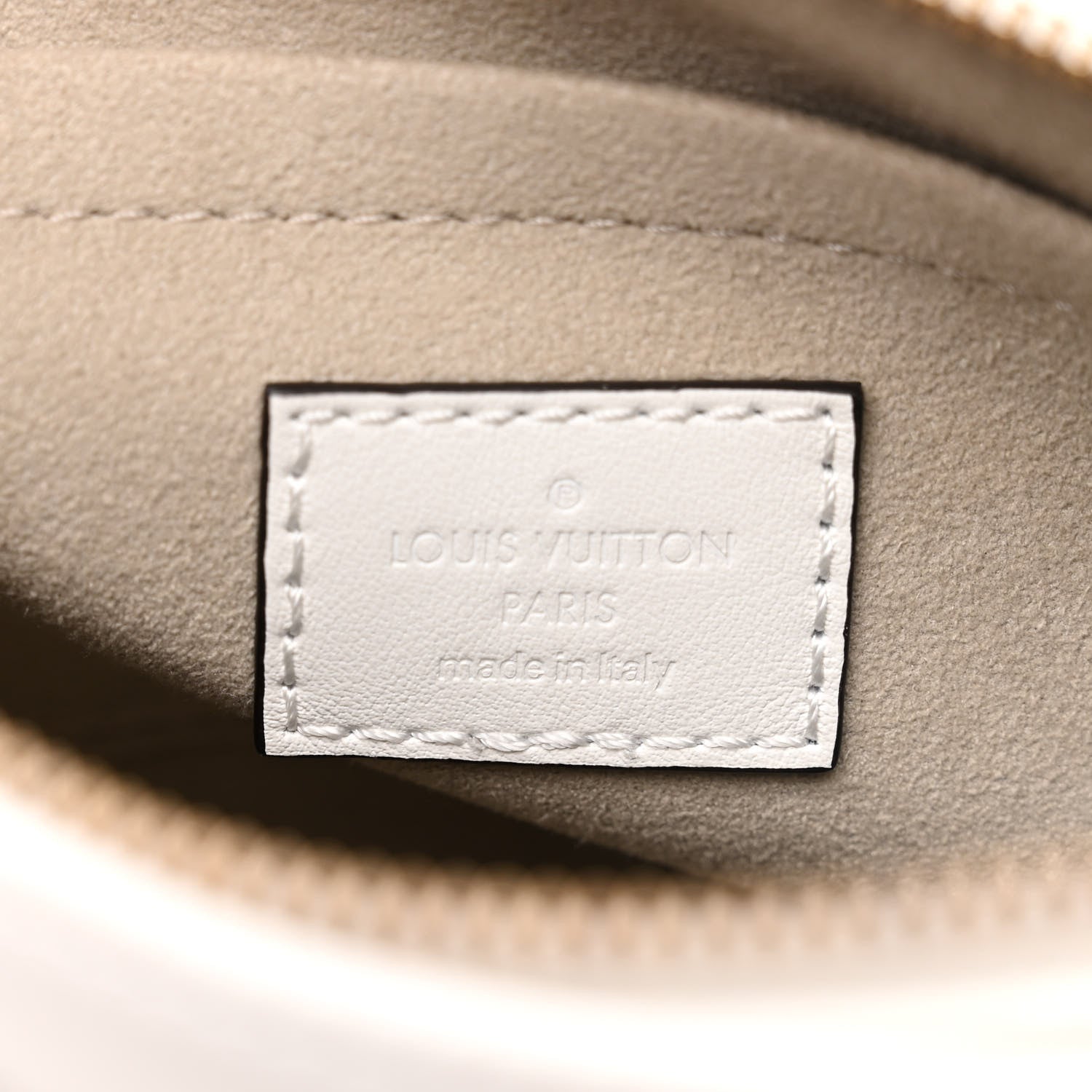 Louis Vuitton Calfskin Embossed Monogram OnTheGo East West White 8 of 11