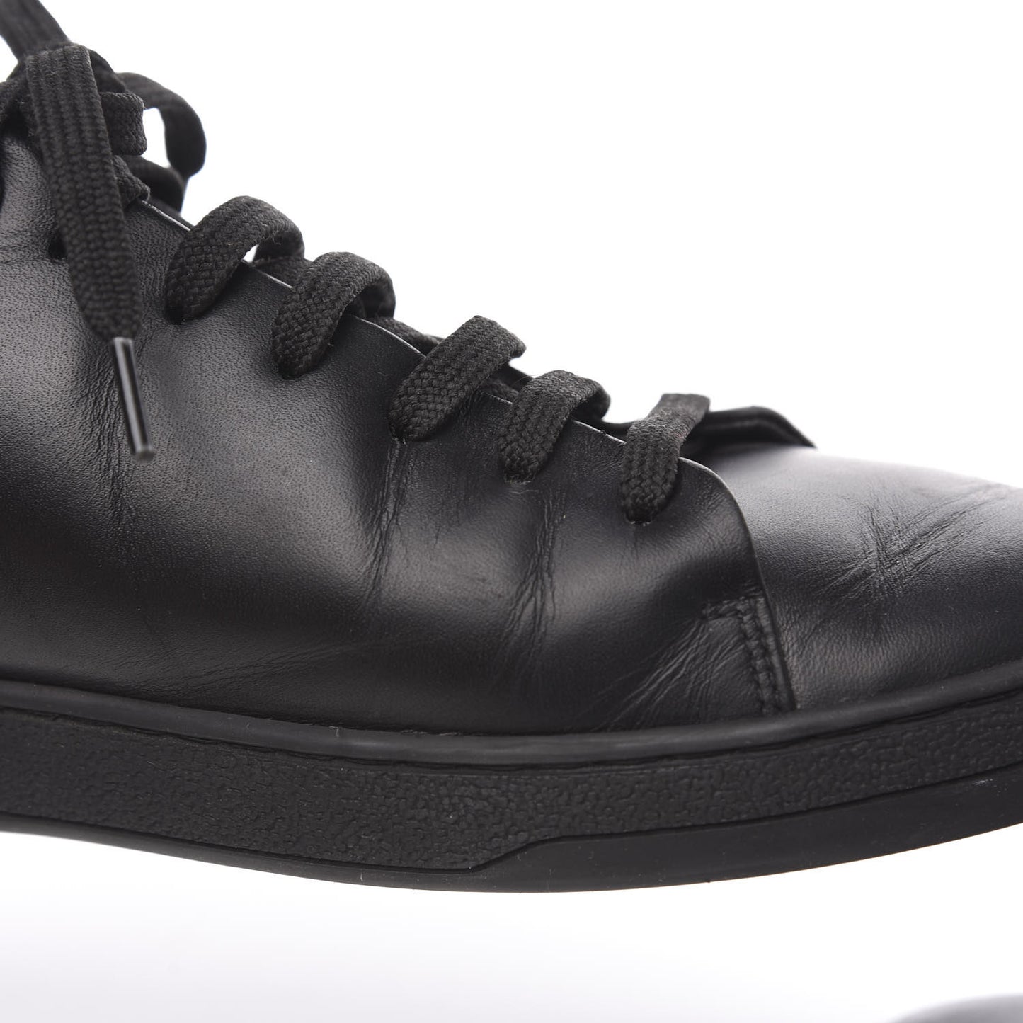 Calfskin Frontrow Sneakers 38 Black