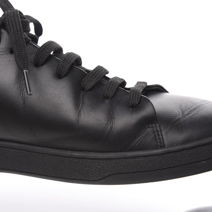 Louis Vuitton Calfskin Frontrow Sneakers 38 Black 12 of 13