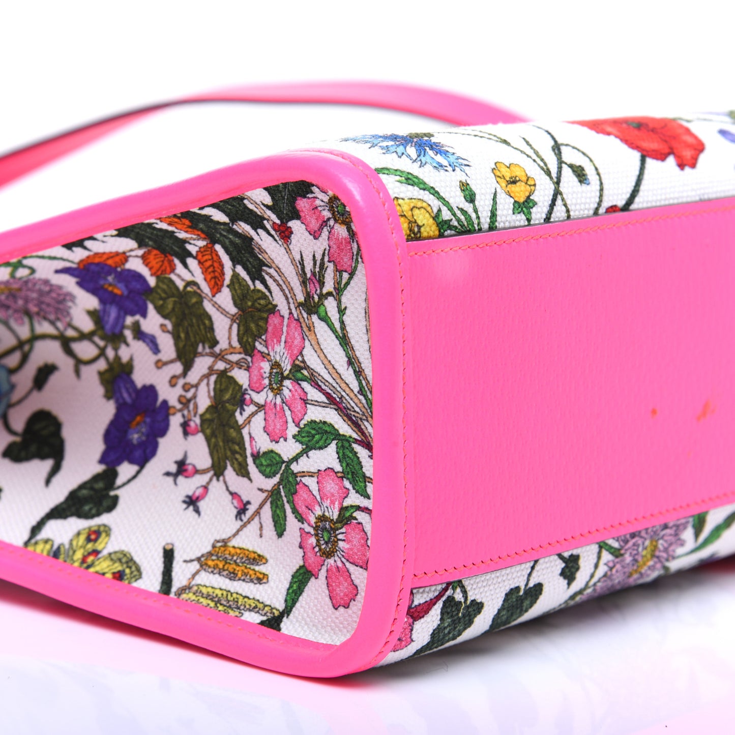 Canvas Medium Flora Tote Fuchsia