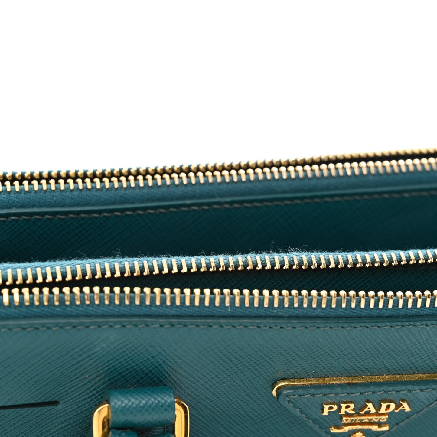 Saffiano Lux Mini Double Zip Tote Ottanio