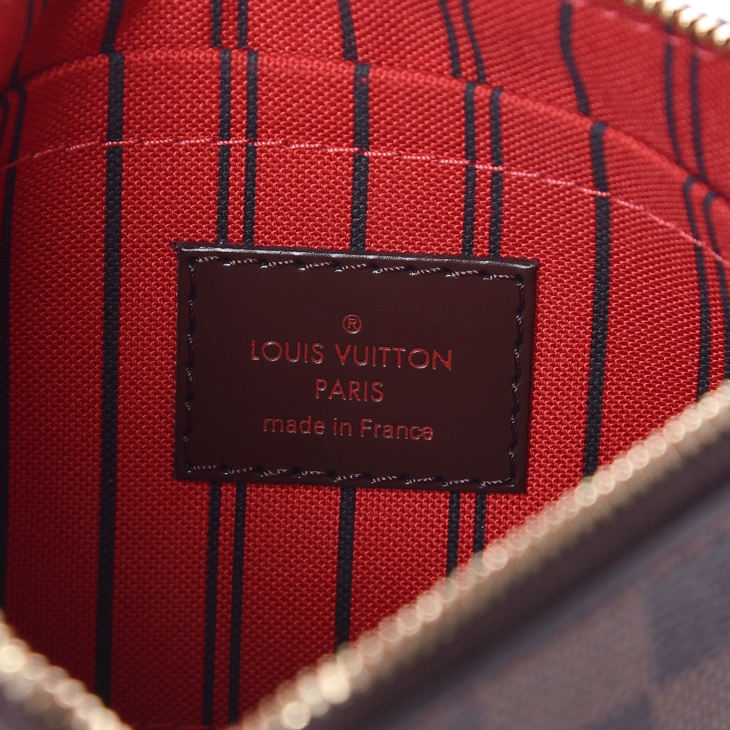 Louis Vuitton Damier Ebene Neverfull PM Pochette 6 of 7