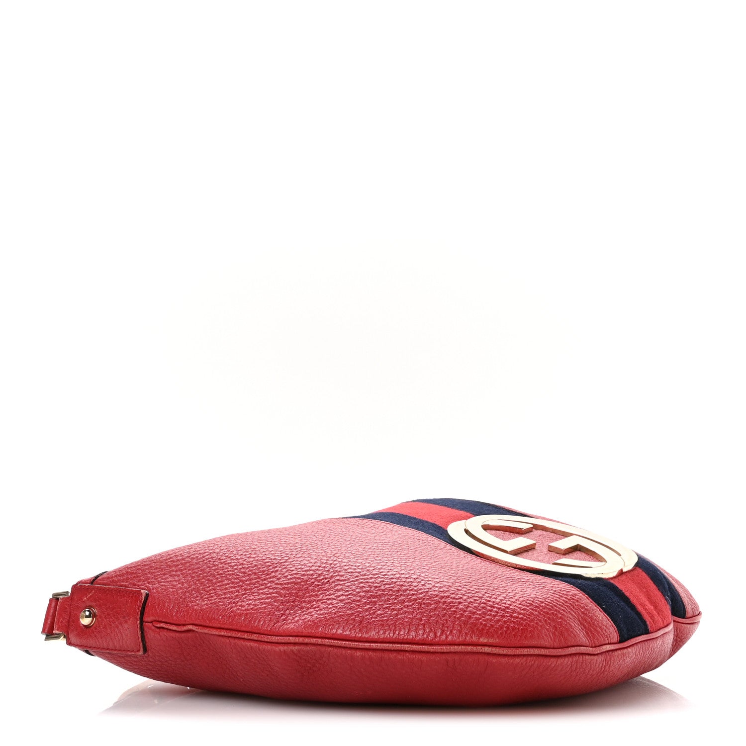 Gucci Calfskin Web Small Blondie Hobo Red 4 of 12