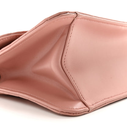 Salvatore Ferragamo Calfskin Quilted Gancini Flap Bag Antique Rose 8 of 14