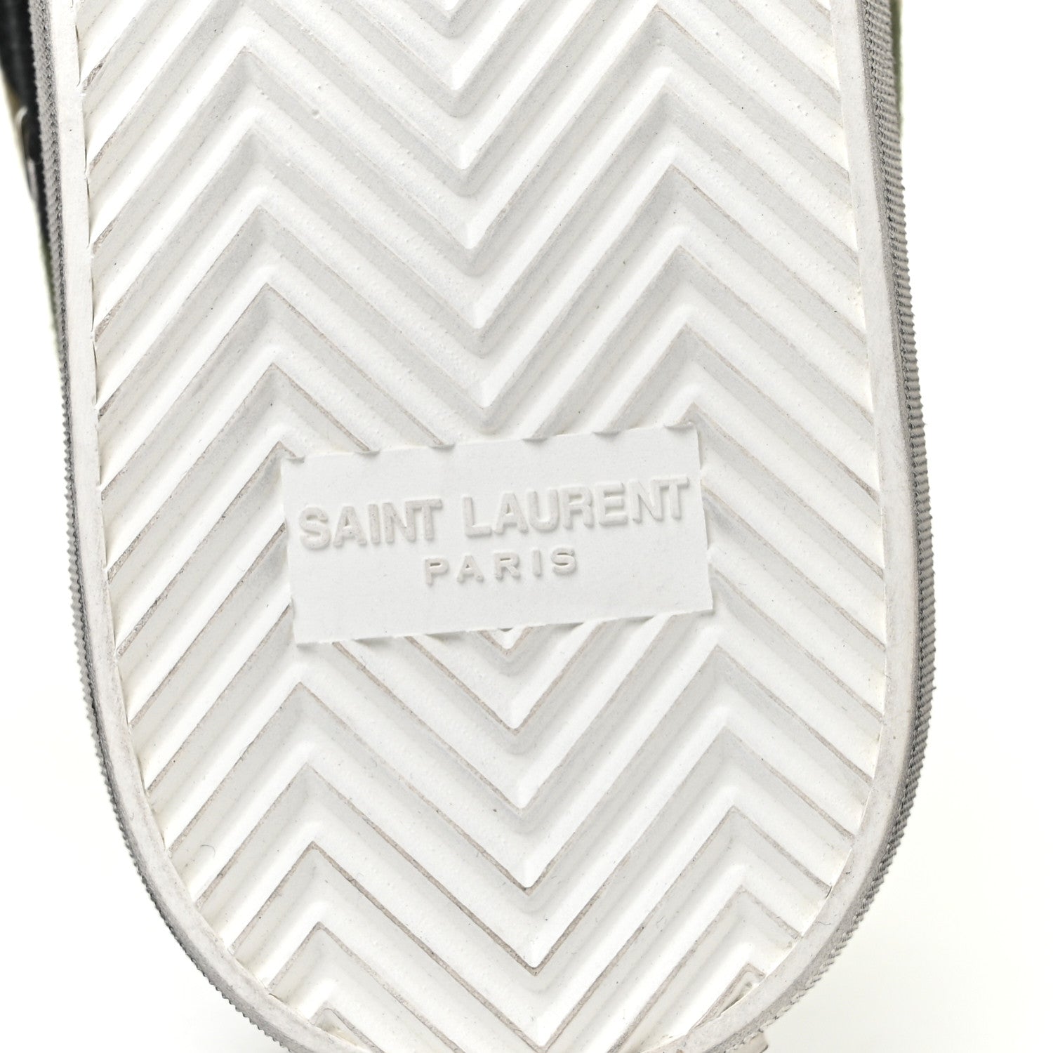 Saint Laurent Distressed Canvas Camouflage Print Bedford Hightop Sneakers 41 7 of 10