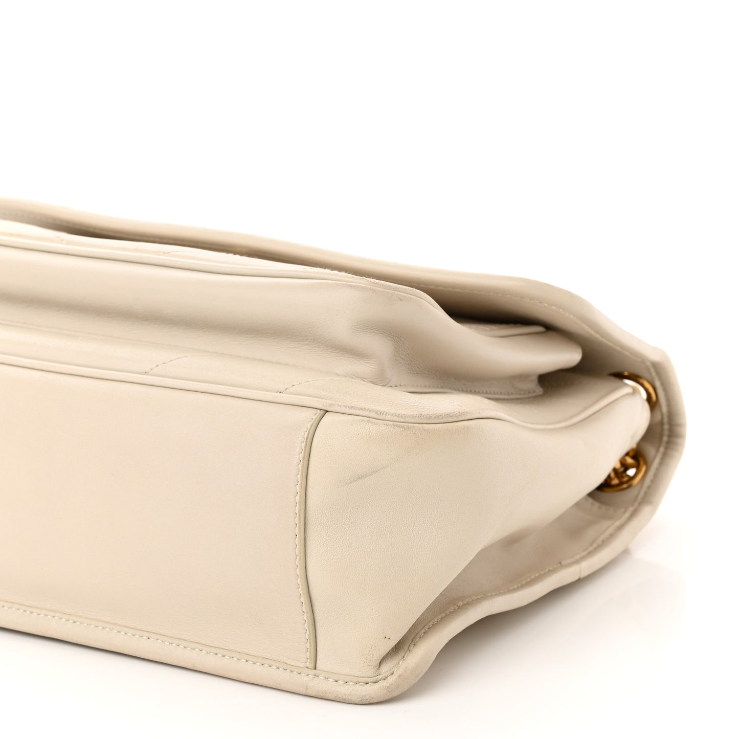 Lambskin Matelasse Monogram Medium Niki Chain Satchel Nude Powder