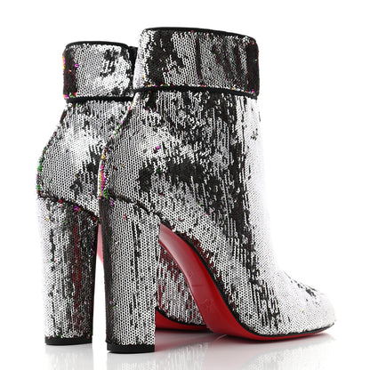 Christian Louboutin Paillettes Moulamax 100 Booties 40 Multicolor 6 of 9