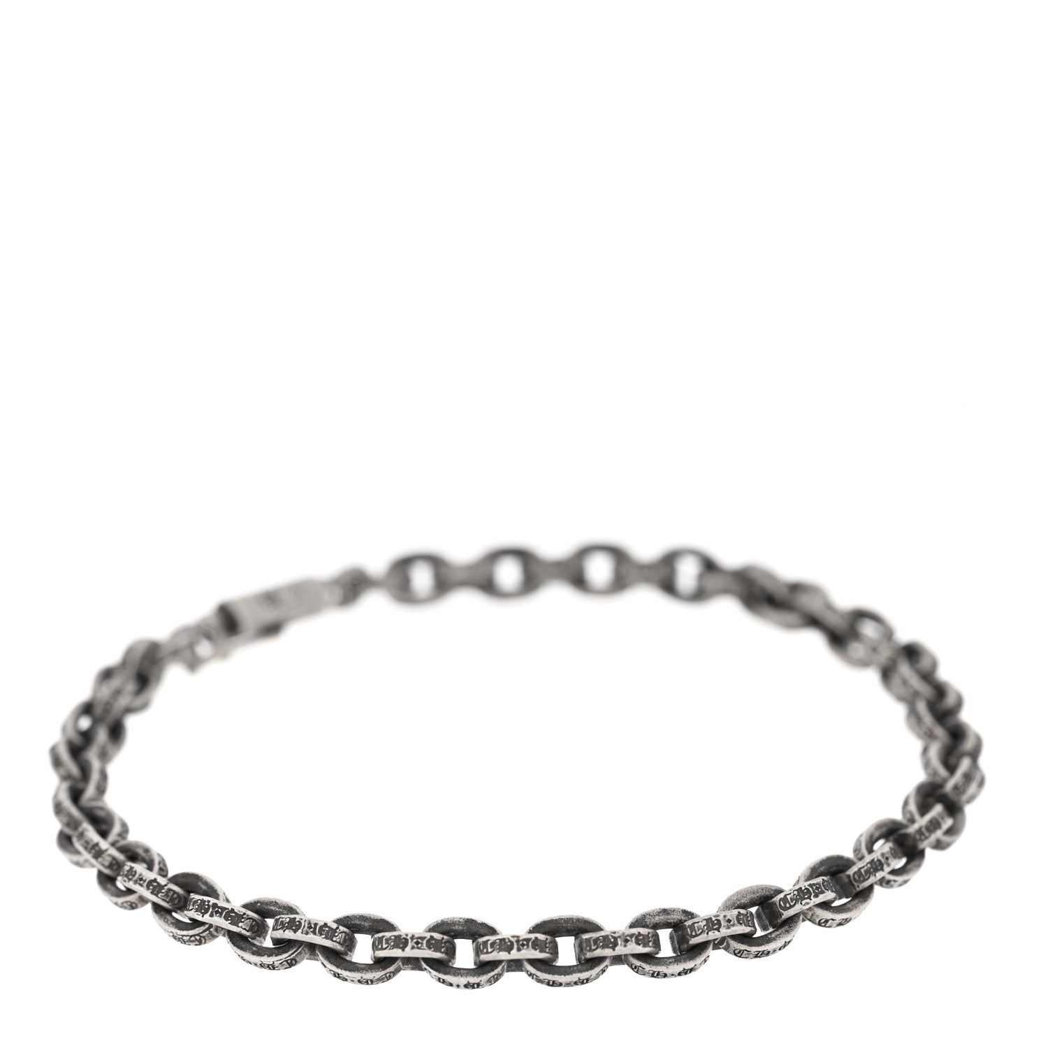Chrome Hearts Sterling Silver Paper Chain Bracelet 1 of 3