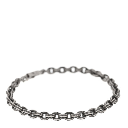 Chrome Hearts Sterling Silver Paper Chain Bracelet 1 of 3