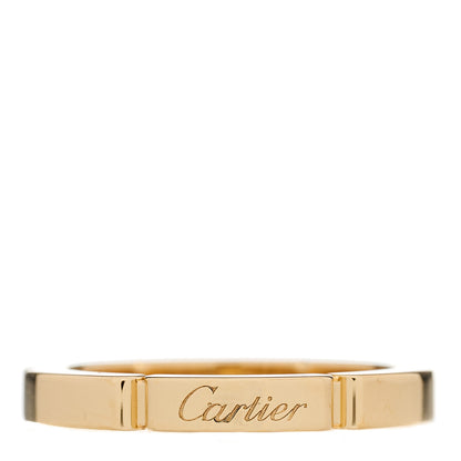 Cartier 18K Yellow Gold 2.5mm Maillon Panthere Wedding Band Ring 47 4 1 of 3