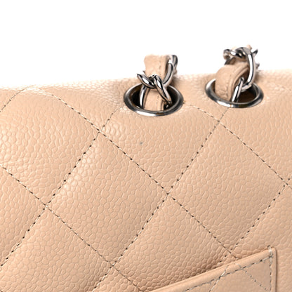 Chanel Caviar Quilted Jumbo Single Flap Beige Clair 17 of 22