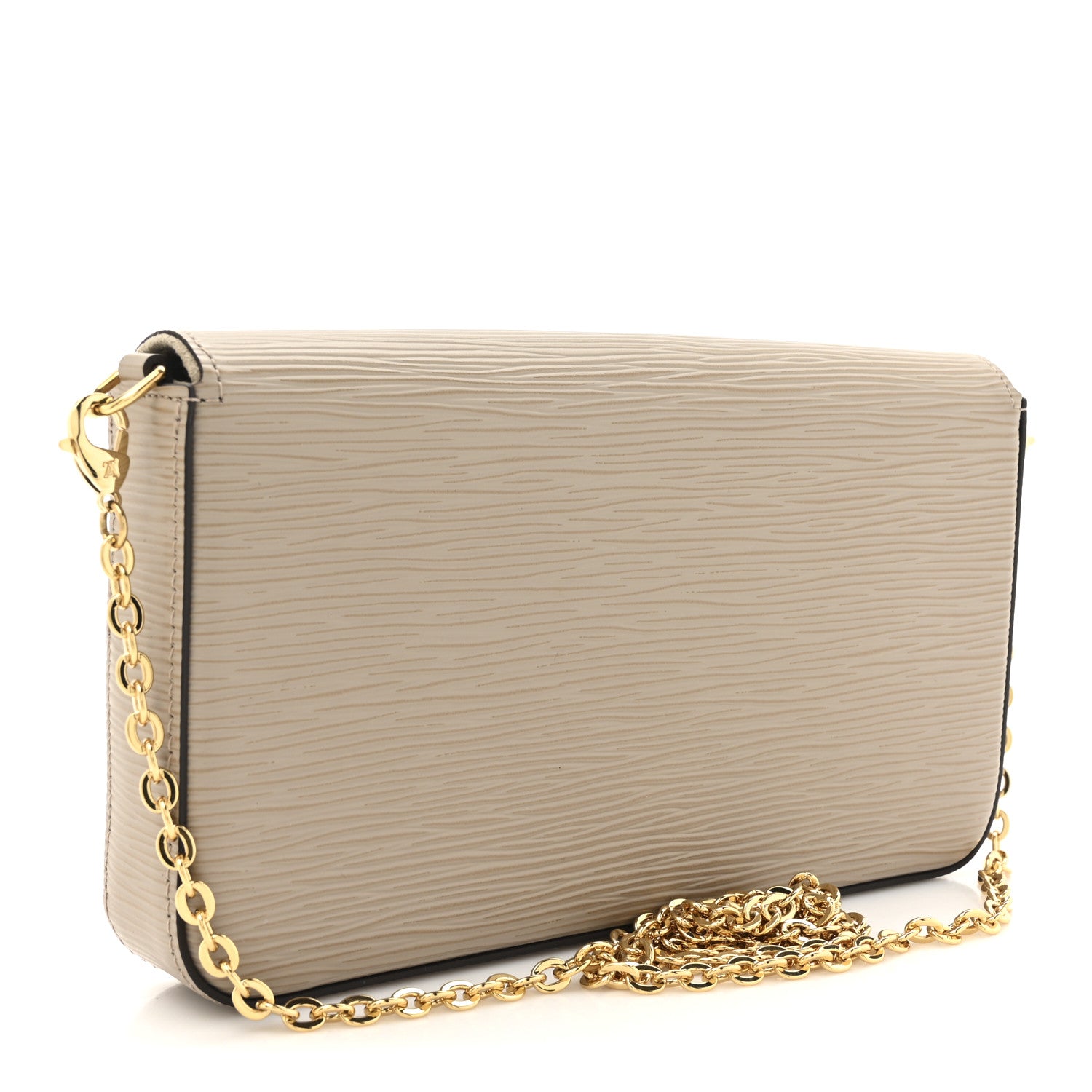Louis Vuitton Epi Felicie Pochette Chain Wallet Galet 4 of 12