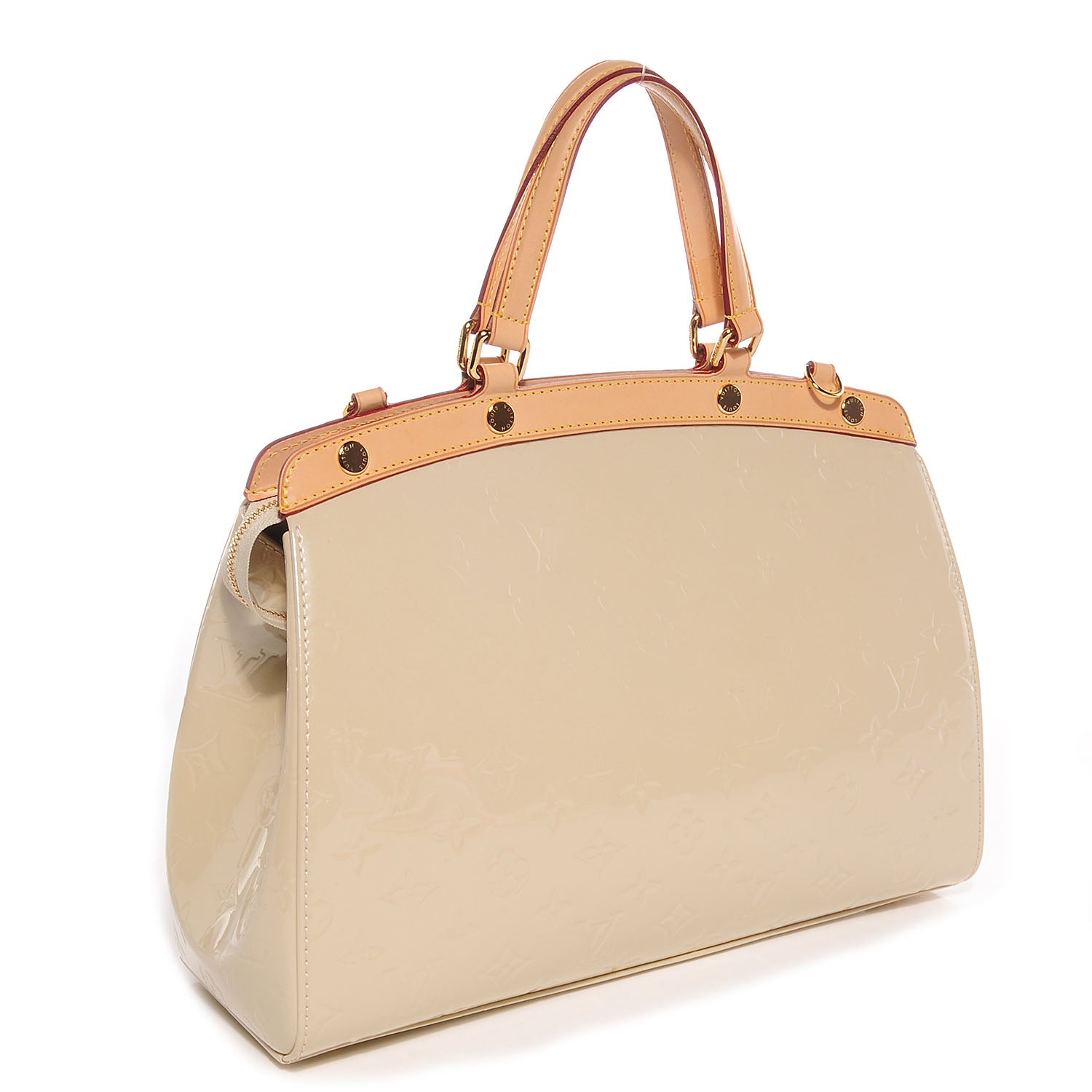 Louis Vuitton Vernis Brea MM Blanc Corail 4 of 8