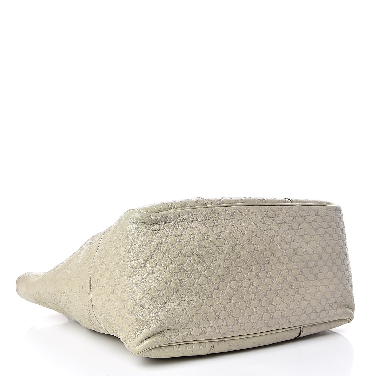 Guccissima Medium Bree Zippered Tote Storm Grey