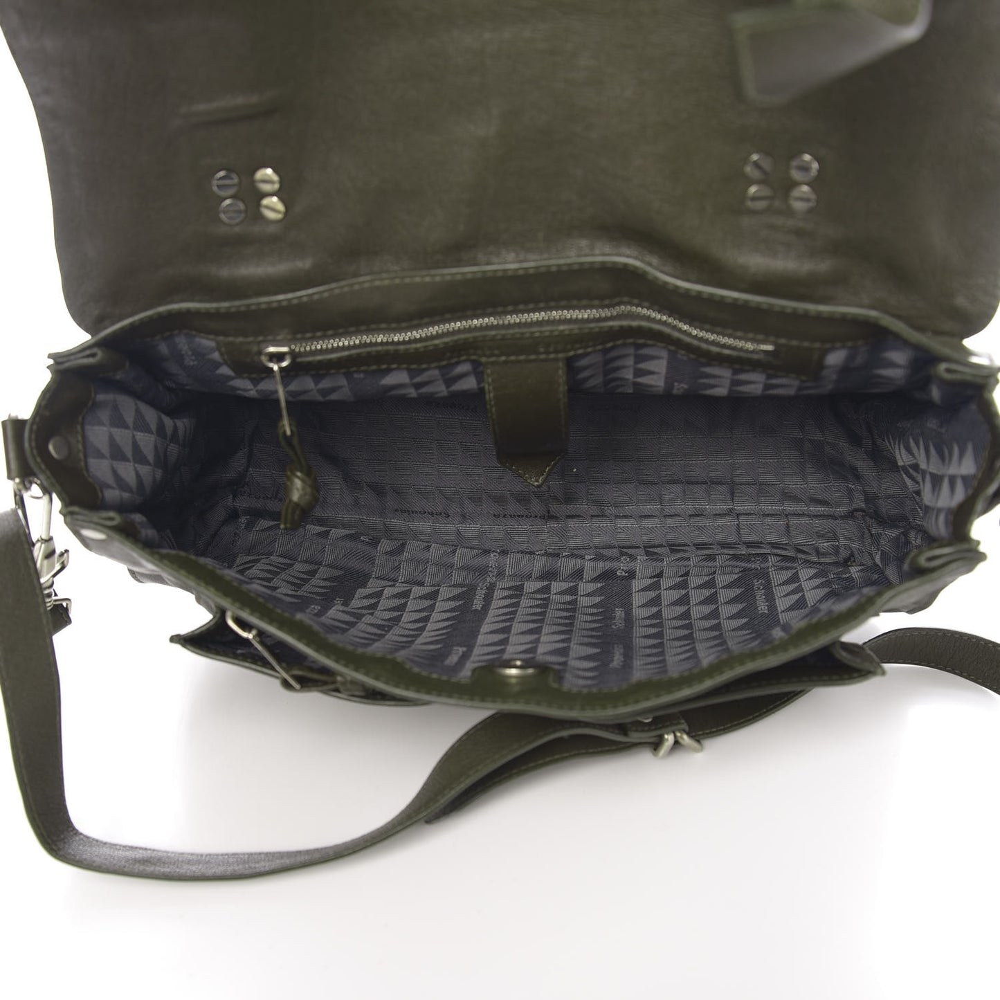Lambskin Medium PS1 Satchel Military