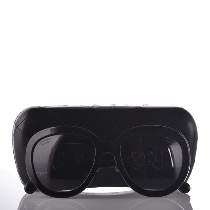 Chanel Pearl Crystal Bijoux Polarized Sunglasses 5334-H-B Black 8 of 8