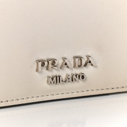 Prada City Calf Plex Ribbon Bag White 7 of 19