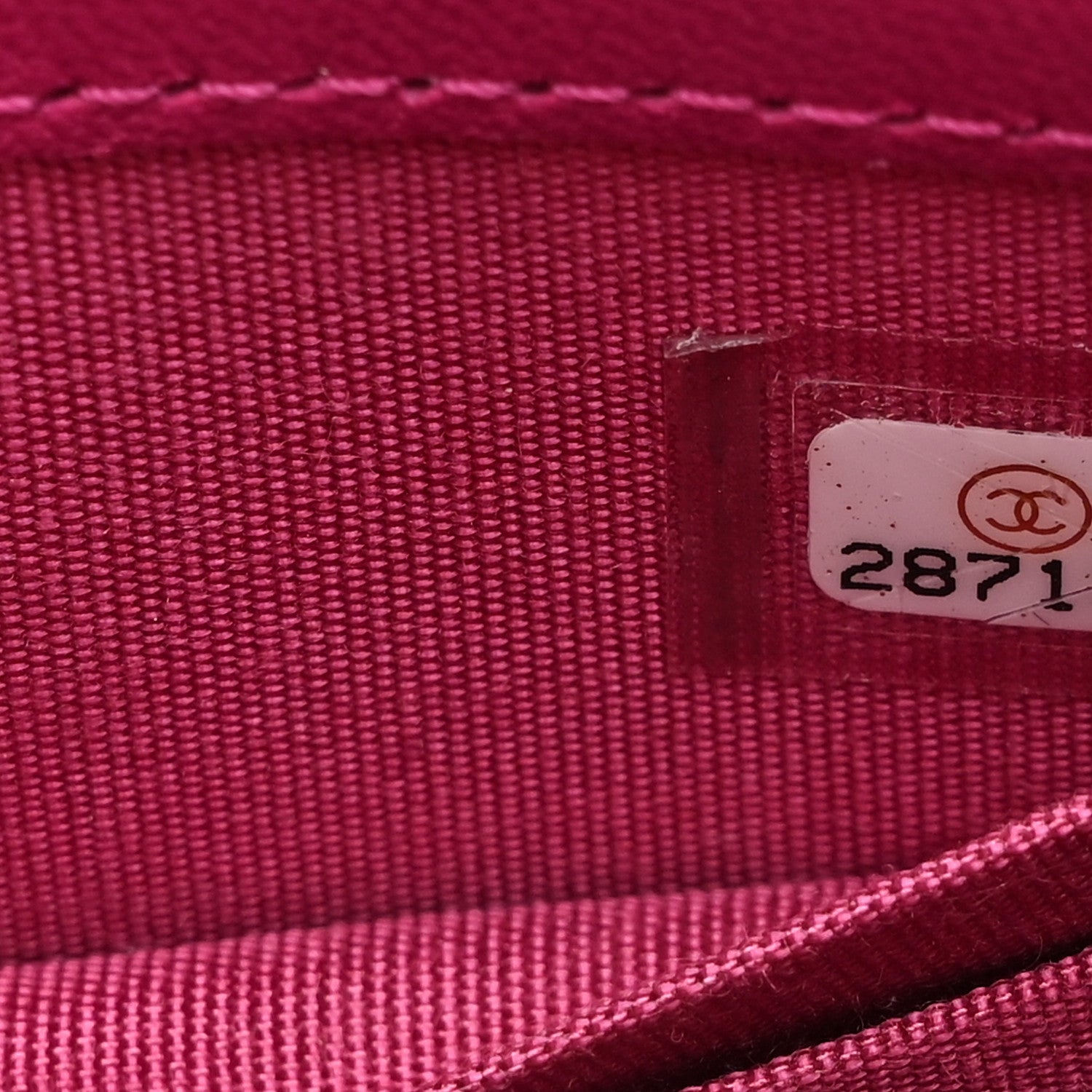 Chanel Lambskin Quilted Mini Trendy CC Clutch With Chain Fuchsia 7 of 11