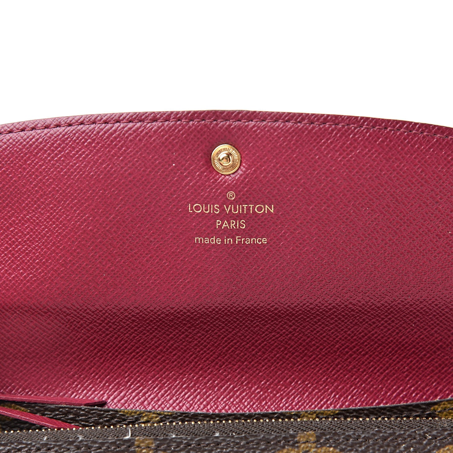 Monogram Emilie Wallet Fuchsia