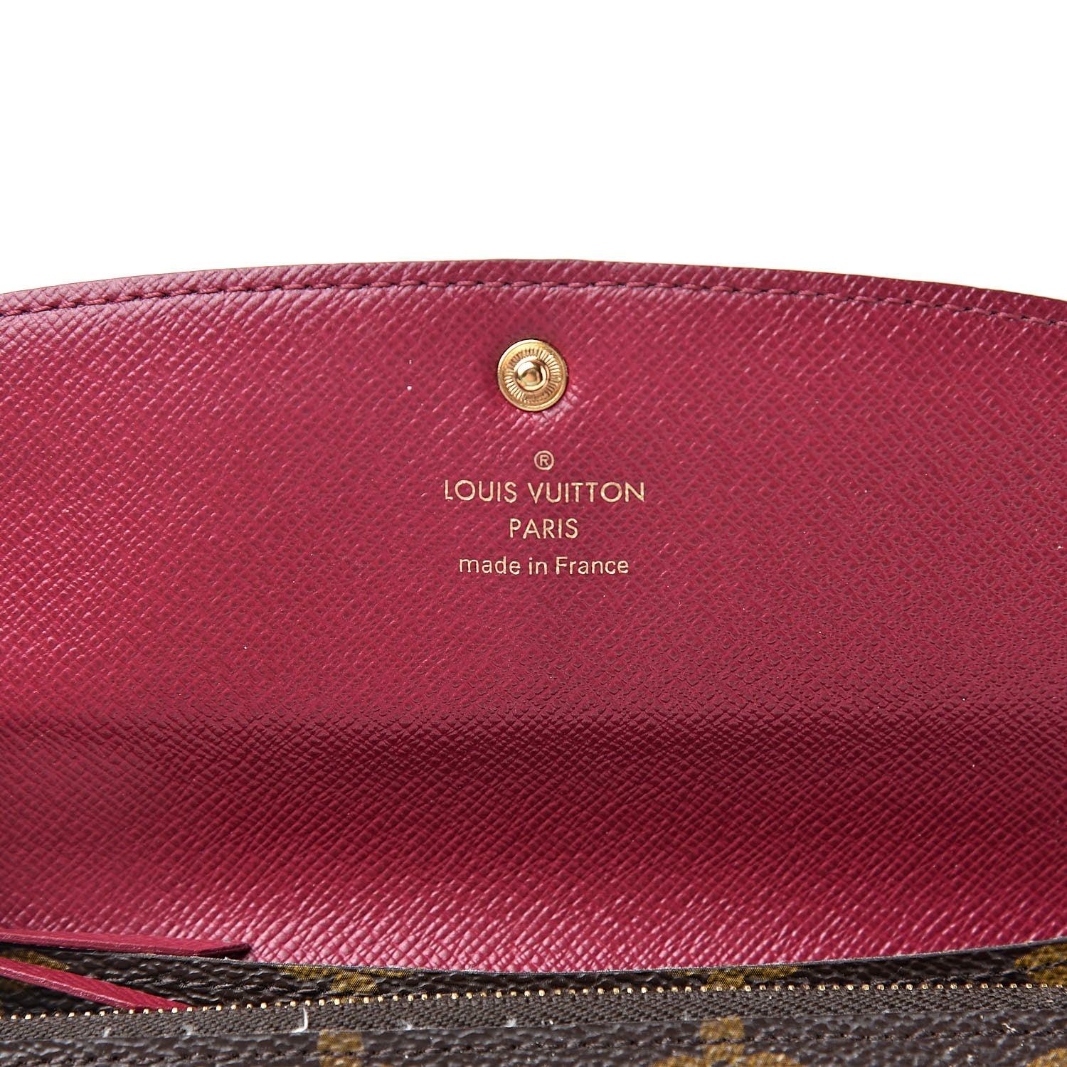 Louis Vuitton Monogram Emilie Wallet Fuchsia 6 of 14