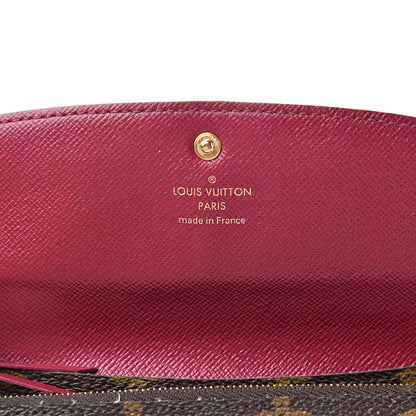 Louis Vuitton Monogram Emilie Wallet Fuchsia 6 of 14