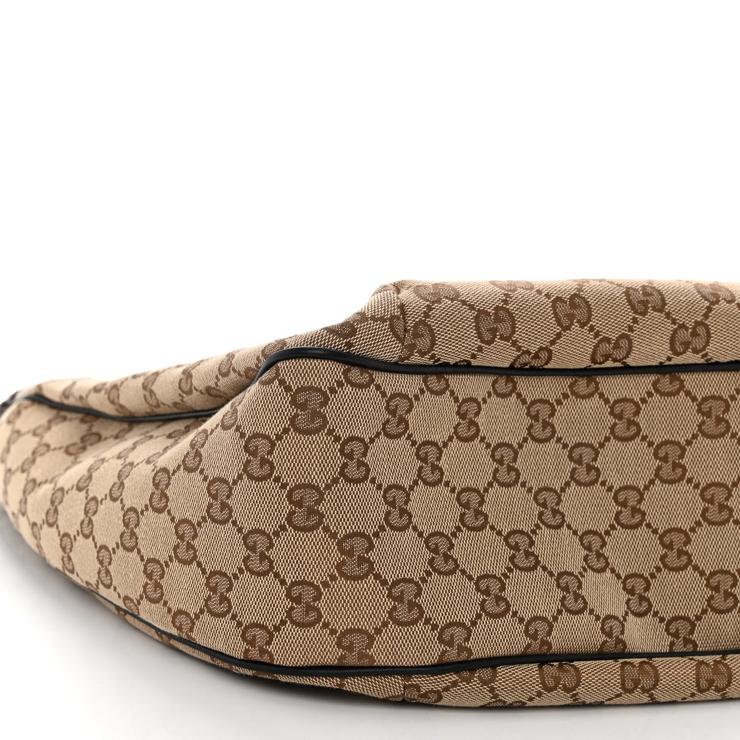 Gucci Monogram Large New Ladies Web Hobo Dark Brown 9 of 10