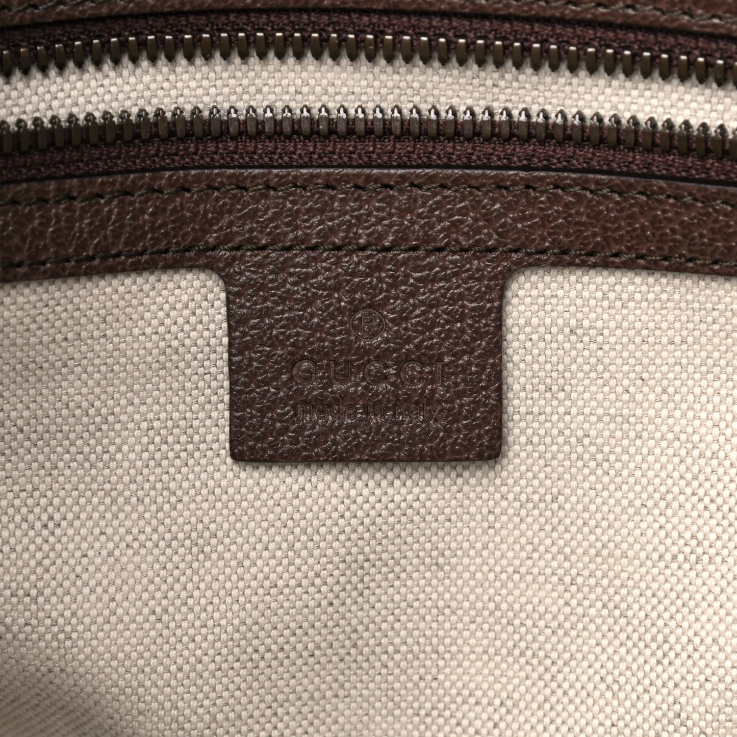 GG Supreme Monogram Web Small Ophidia Half Moon Hobo Brown