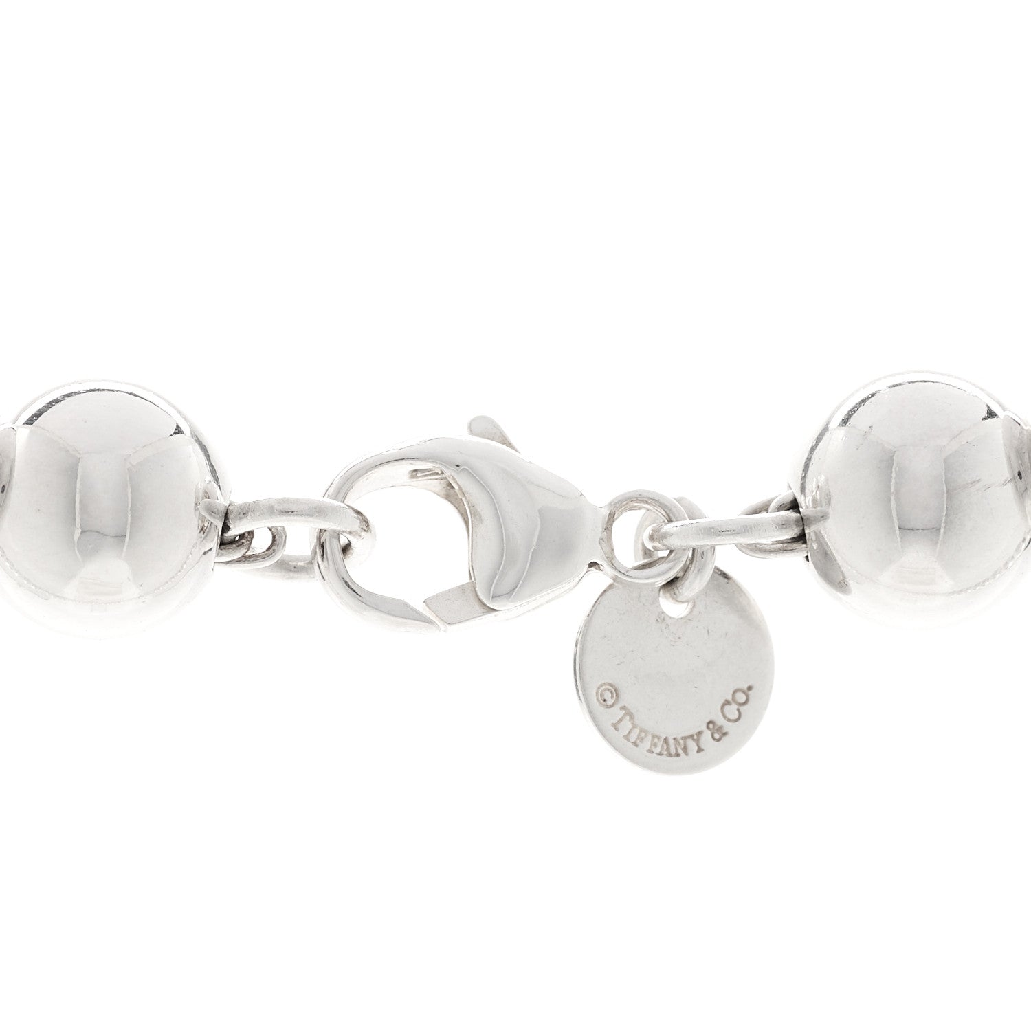 Tiffany Sterling Silver 8mm Hardwear Ball Necklace 4 of 4