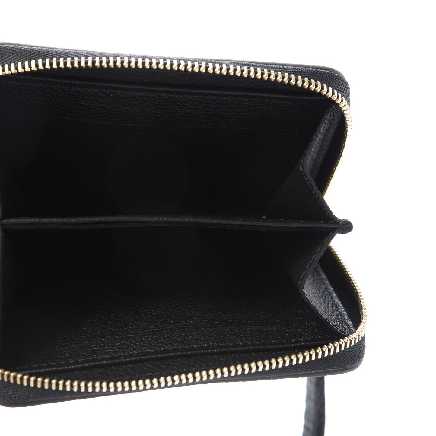 Empreinte Monogram Giant Zippy Coin Purse Black Beige