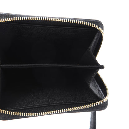 Louis Vuitton Empreinte Monogram Giant Zippy Coin Purse Black Beige 5 of 9