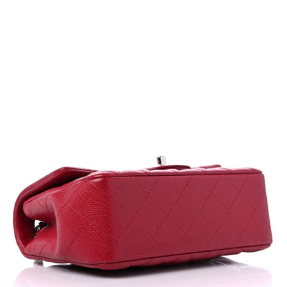 Chanel Caviar Quilted Mini Rectangular Flap Red 4 of 10