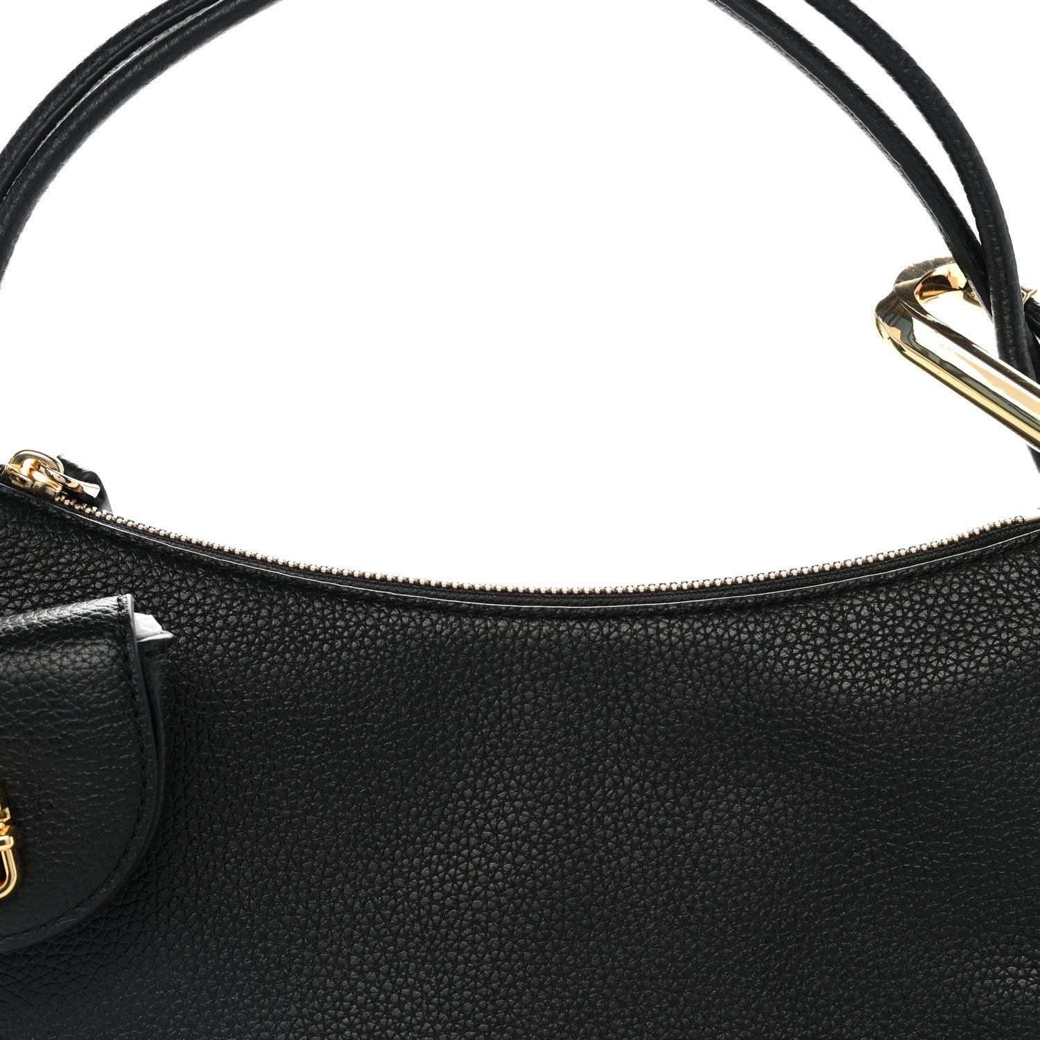 Marc Jacobs Grained Calfskin Dual Crescent Bag Black 8 of 10
