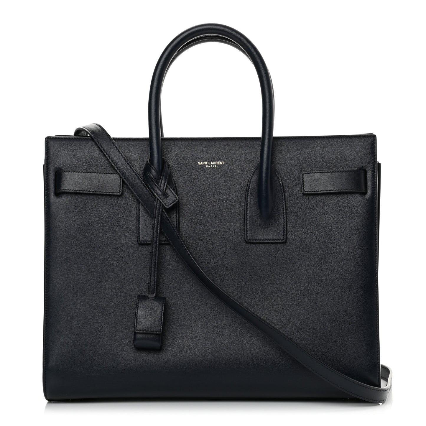 Smooth Calfskin Small Double Face Sac De Jour Marine Black