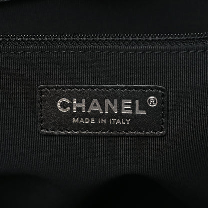 Chanel Calfskin Medium Deauville Tote Black 7 of 11
