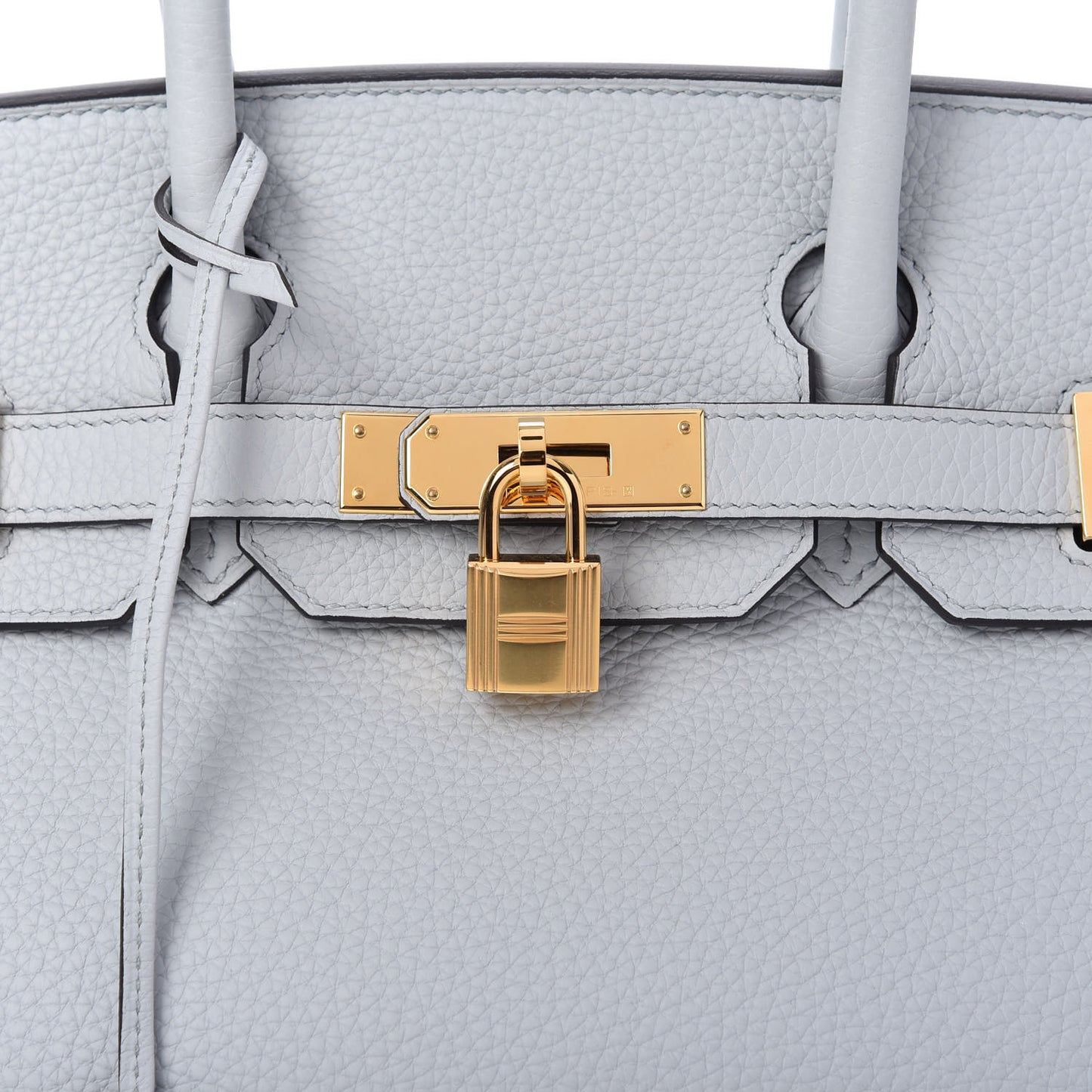 Taurillon Clemence Birkin 30 Bleu Pale