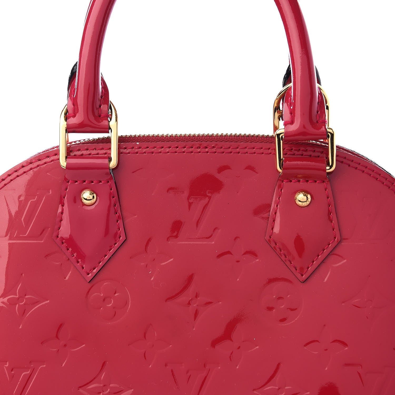 Louis Vuitton Vernis Alma BB Cherry 8 of 8