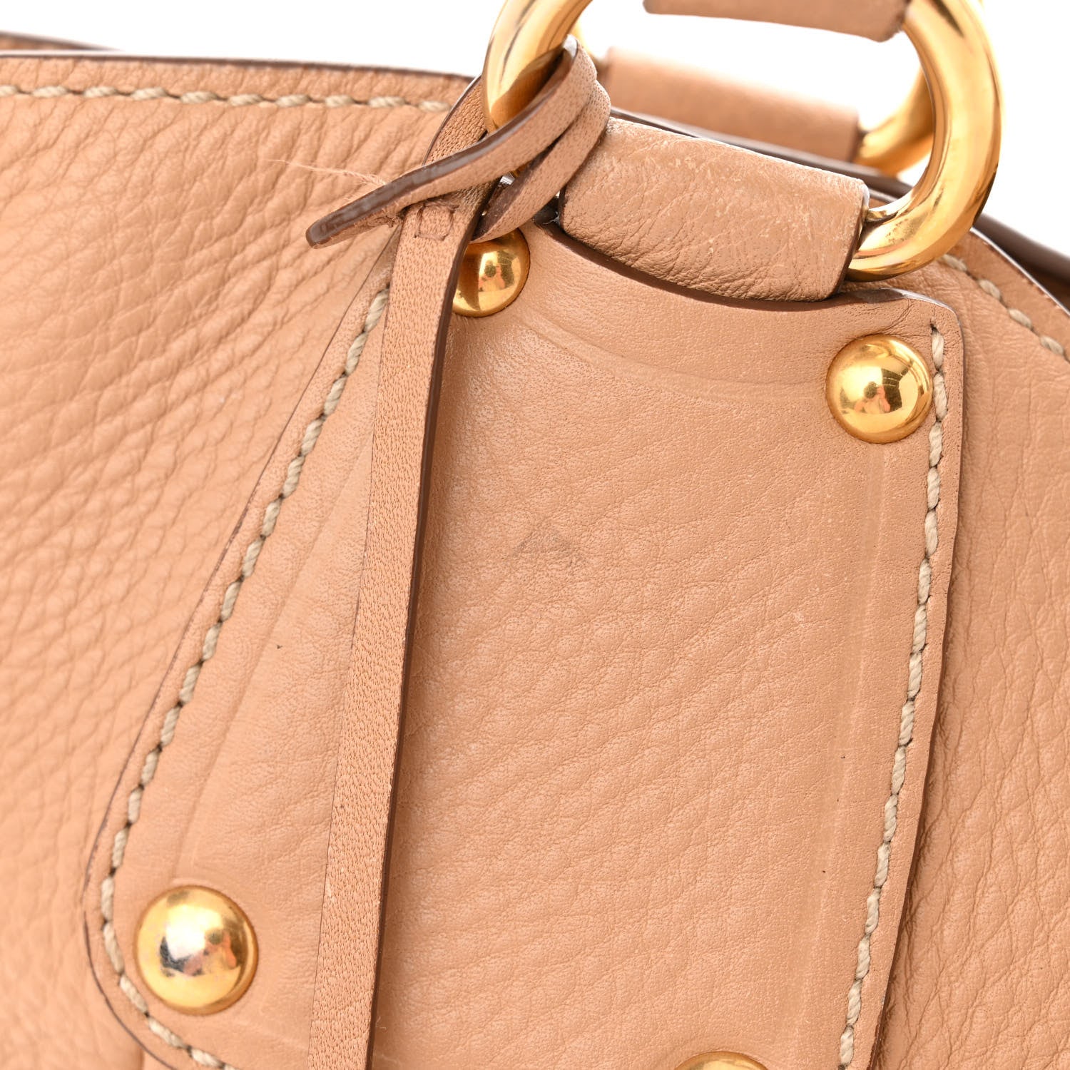 Prada Vitello Daino Pushlock Tote Sughero 10 of 16
