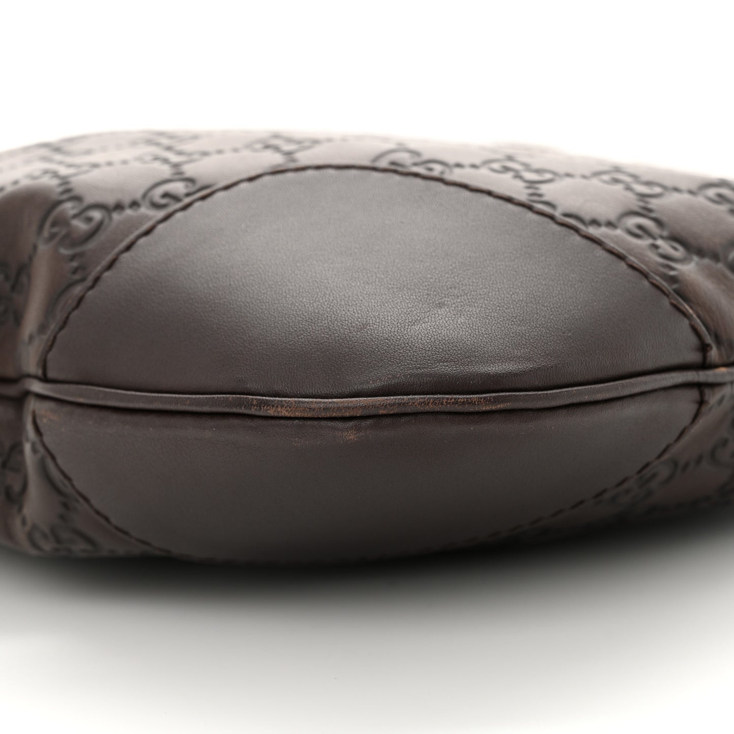 Guccissima Small Lovely Heart Messenger  Dark Brown