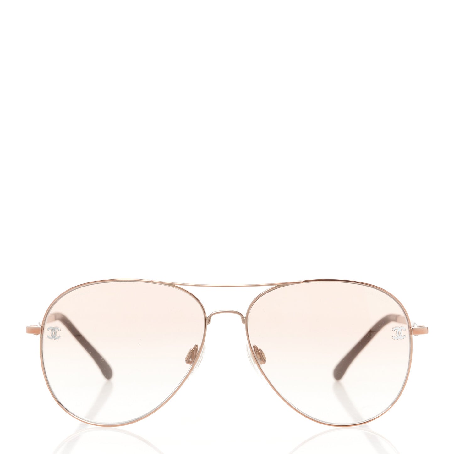 Metal Aviator CC Sunglasses 4189-T-Q  Rose