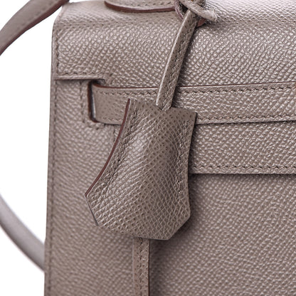 Hermes Epsom Kelly Sellier 25 Etain 11 of 40