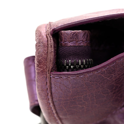 Balenciaga Agneau Classic Hardware City Metallic Purple 15 of 15