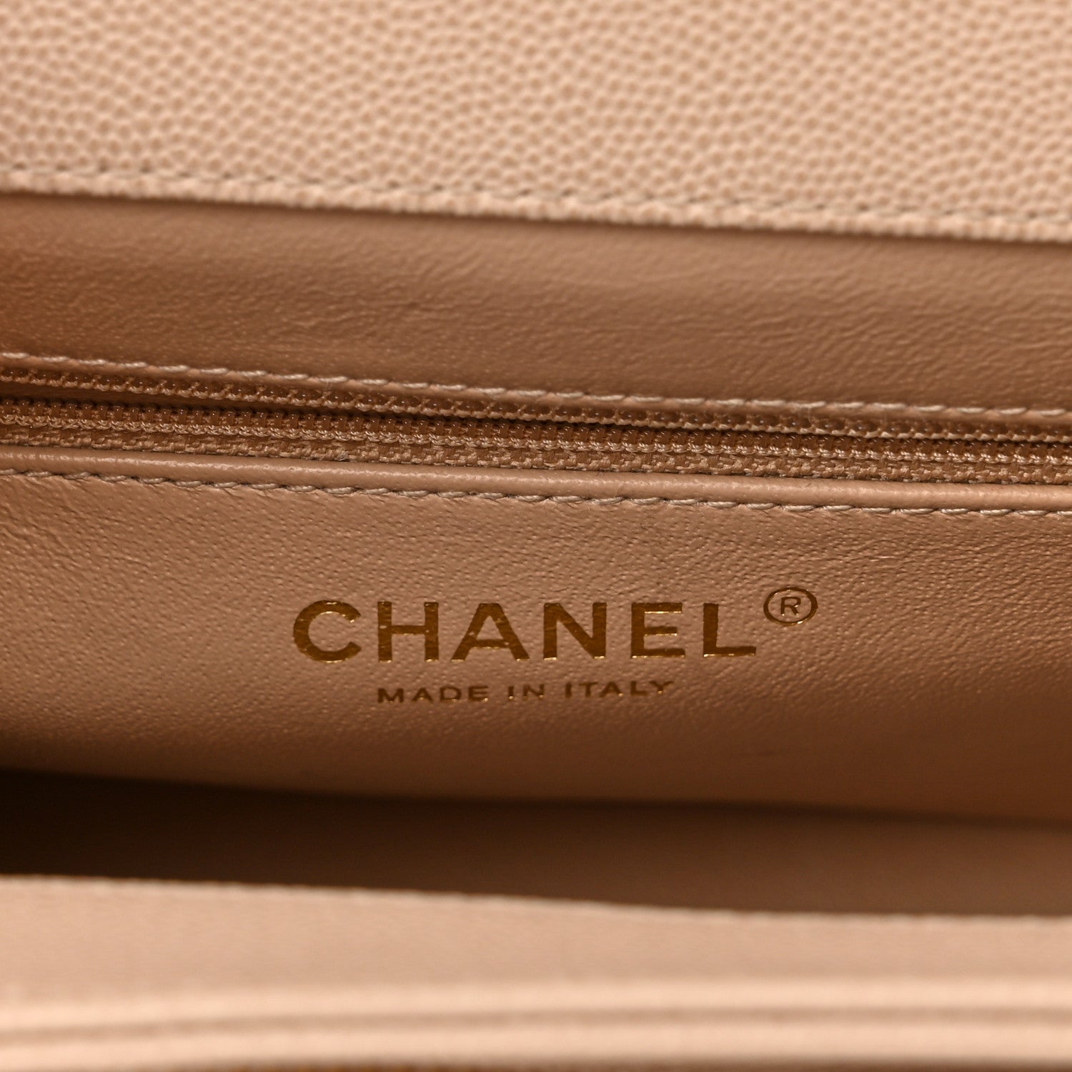 Chanel Caviar Quilted Medium Business Affinity Flap Beige 6 of 10