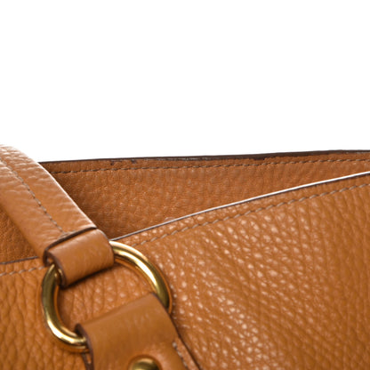 Prada Vitello Daino Side Zip Shopping Tote Caramel 12 of 14