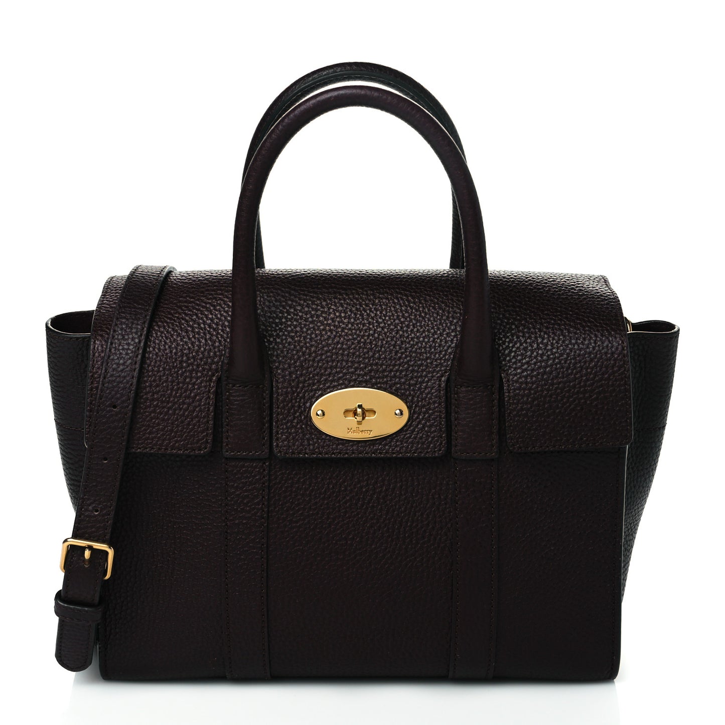 Natural Grain Leather Small New Bayswater Oxblood