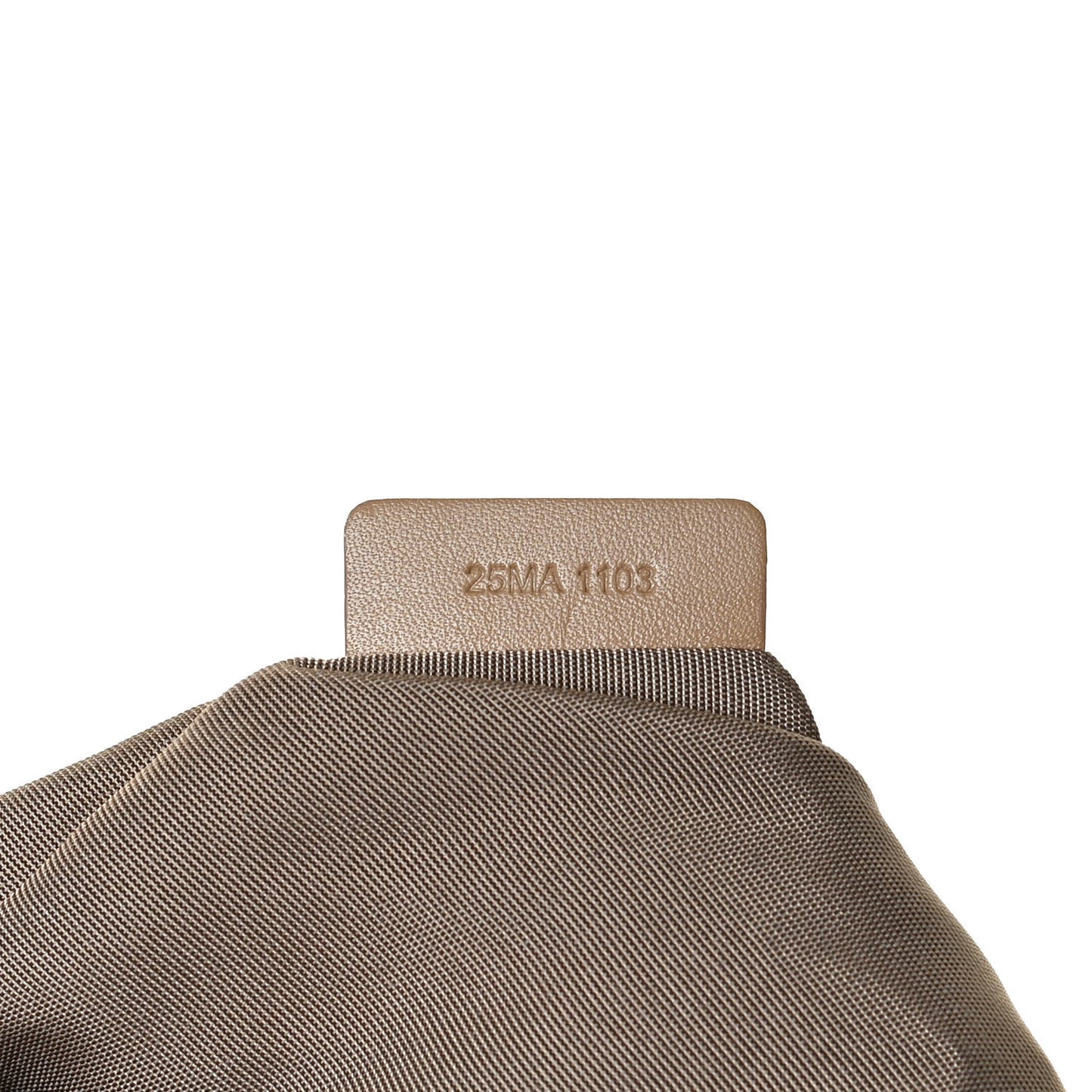 Coated Canvas Cannage Panarea Pouch Beige