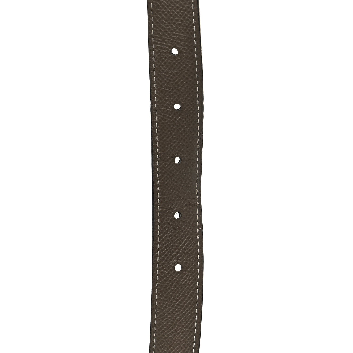 Hermes Epsom Swift 24mm Mors H Belt 95 38 Etoupe Black 6 of 7