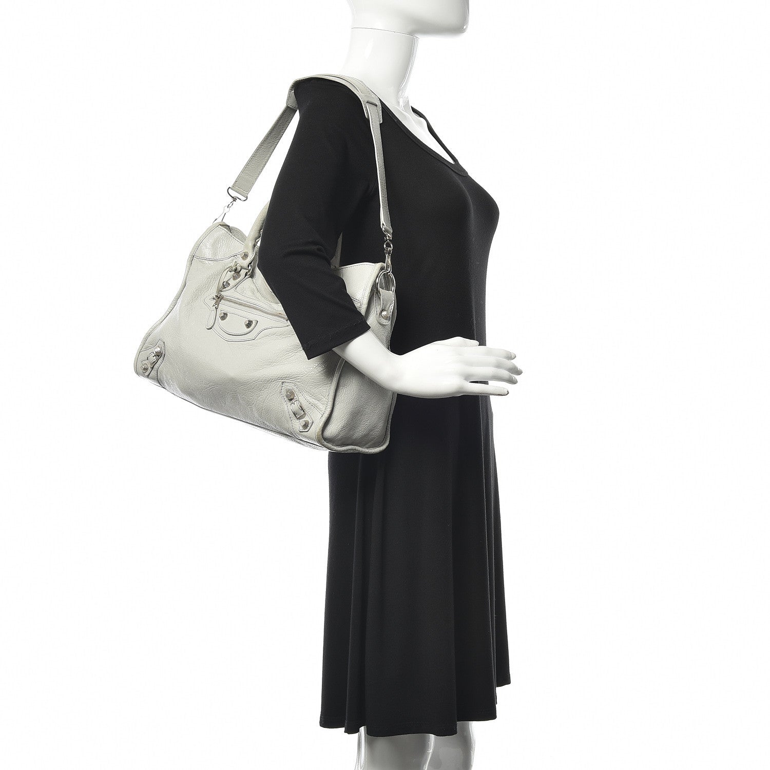 Balenciaga Agneau Giant 12 Silver Hardware City Gris Glace 2 of 26