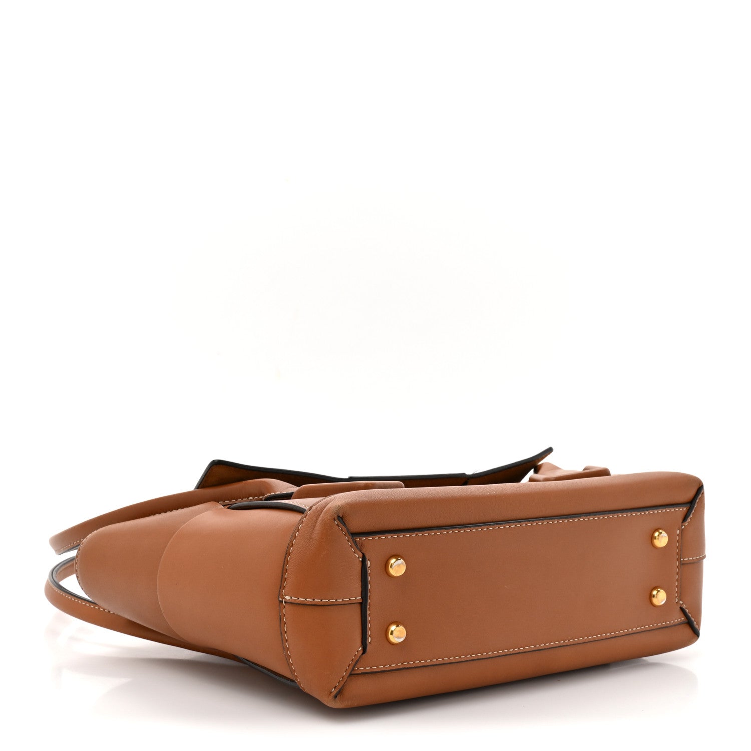 Bottega Veneta French Calfskin Maxi Intrecciato Small Arco Wood 4 of 17