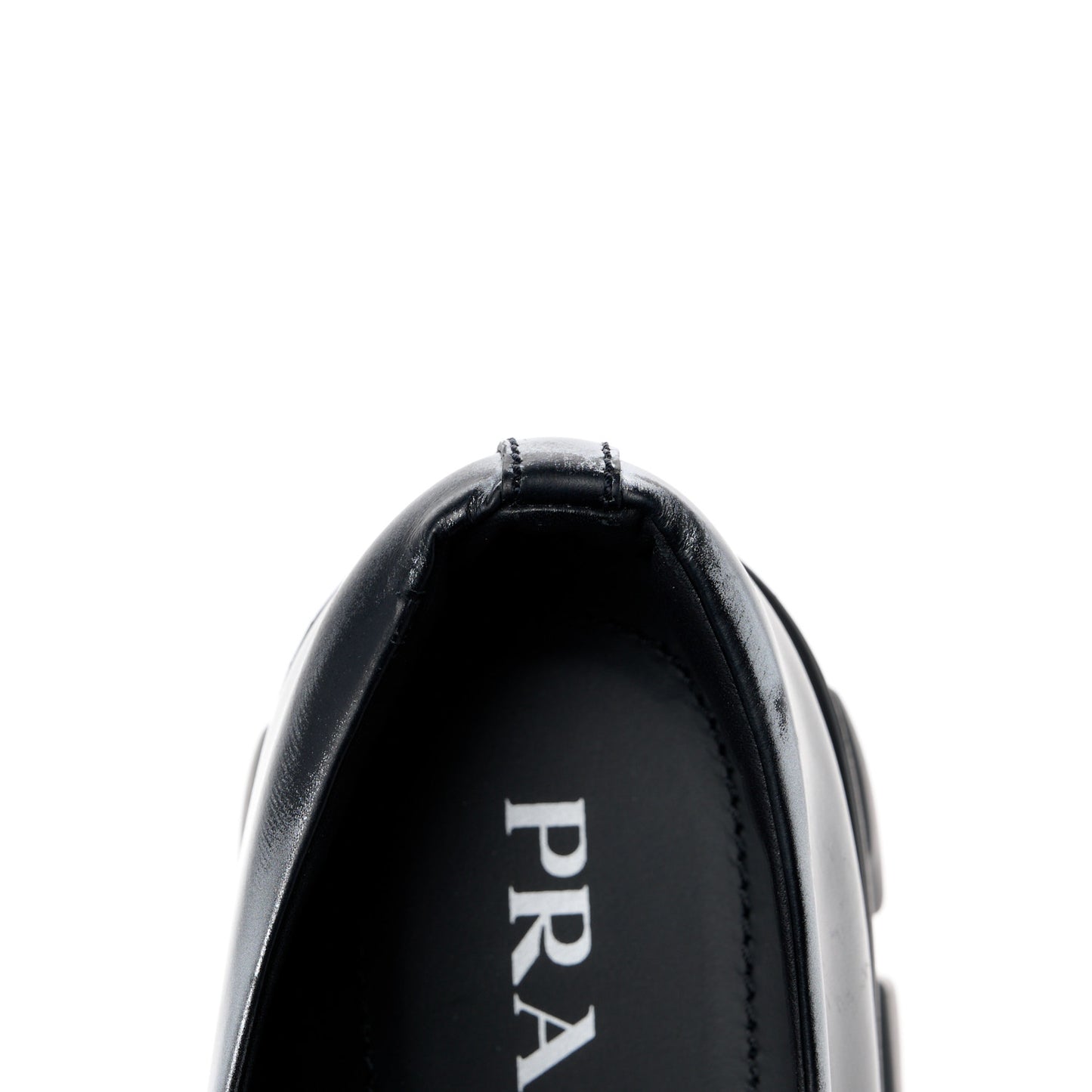 Spazzolato Rois Triangle Monolith 55mm Loafers 39.5 Black Argento