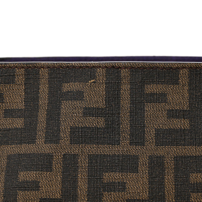 Fendi Zucca Spalmati Medium Roll Tote Tobacco Viola 13 of 16